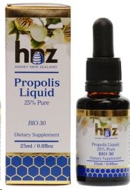 Honey New Zealand Propolis Liquid 25% BIO 30